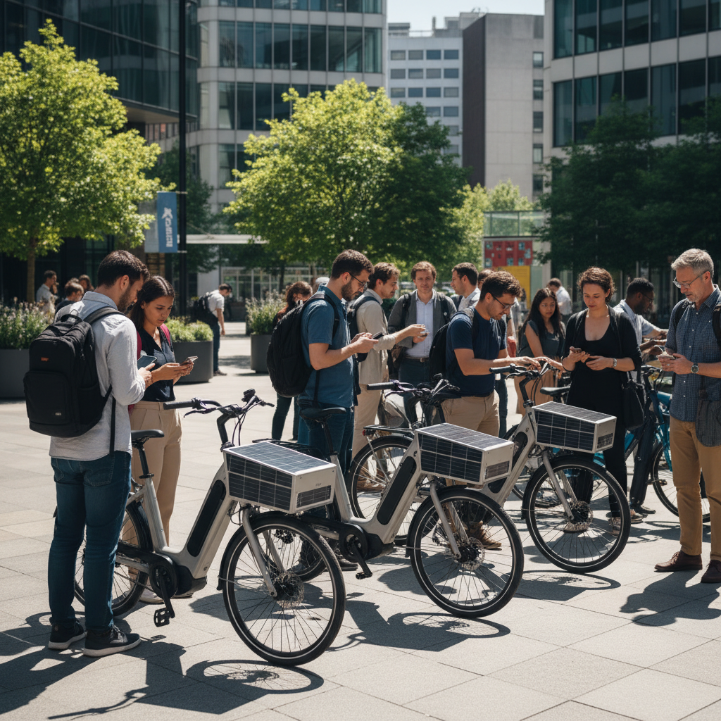 เทรนด์ EV 2026: นวัตกรรม E-Bike ชาร์จด้วยพลังงานแสงอาทิตย์ - solar-charging-ebike-ev-trend