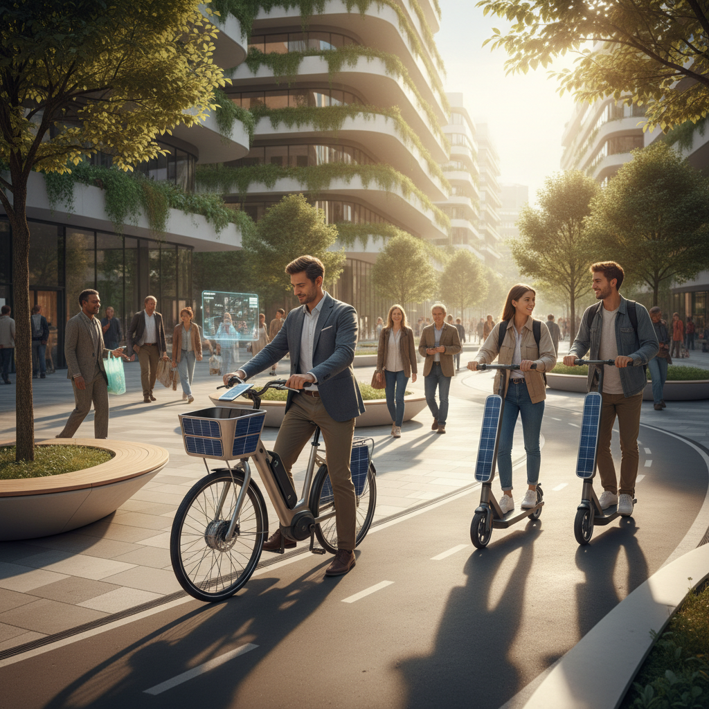 ส่องเทรนด์โลก 2026! นวัตกรรม E-Bike ชาร์จพลังงานแสงอาทิตย์ - solar-charging-ebike-trend