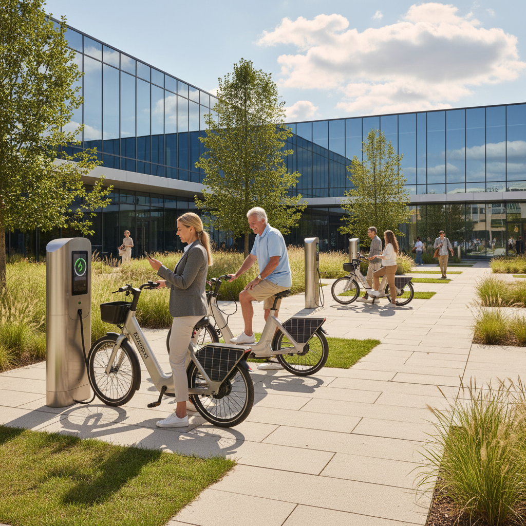 อนาคต EV 2026: โซลาร์เซลล์ชาร์จ E-Bike ประหยัดไฟขั้นสุด - solar-charging-ebike-trend-2026