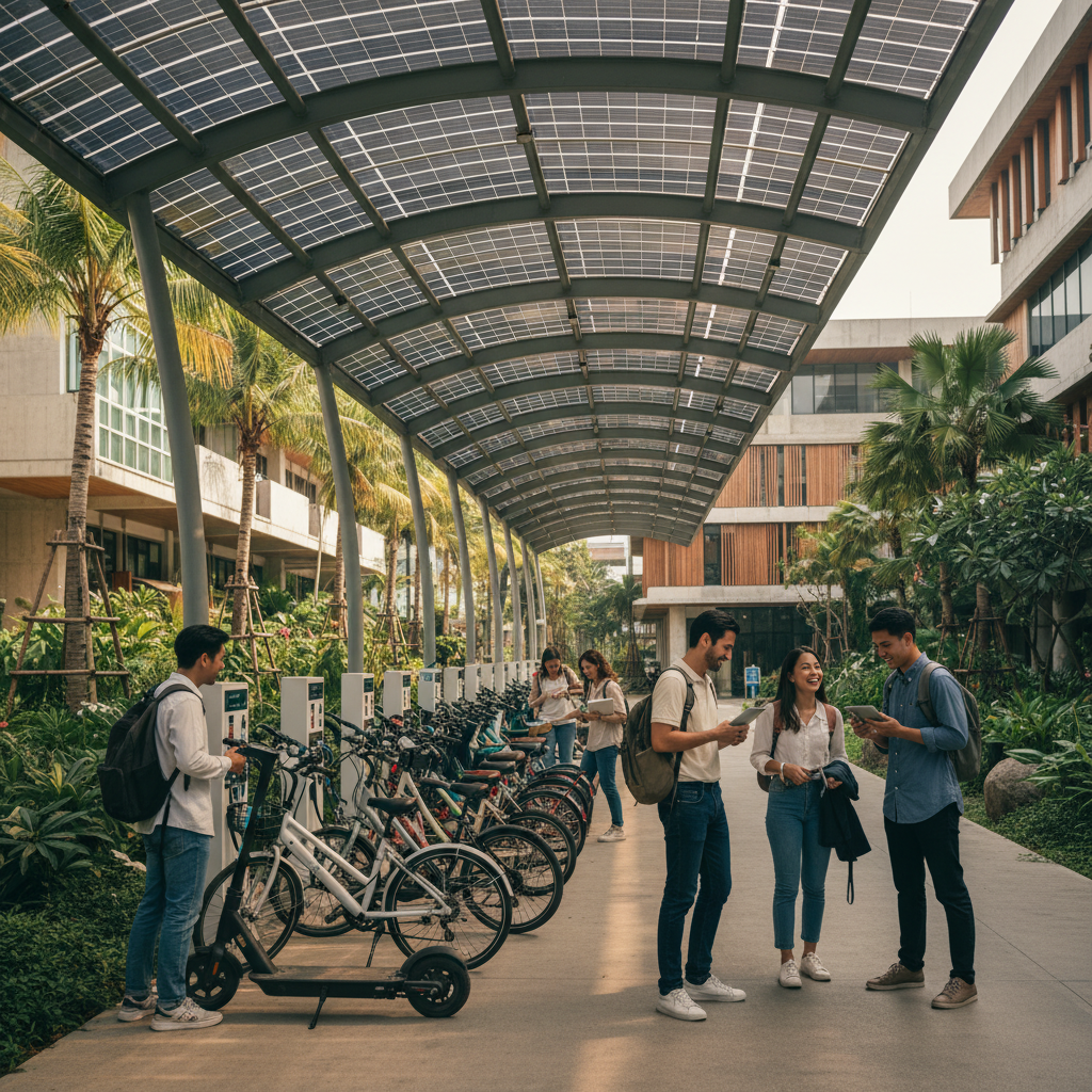 ส่องเทรนด์ 2026! ชาร์จ E-Bike ด้วยพลังงานแสงอาทิตย์สุดคุ้ม - solar-charging-ebike-trend-2026