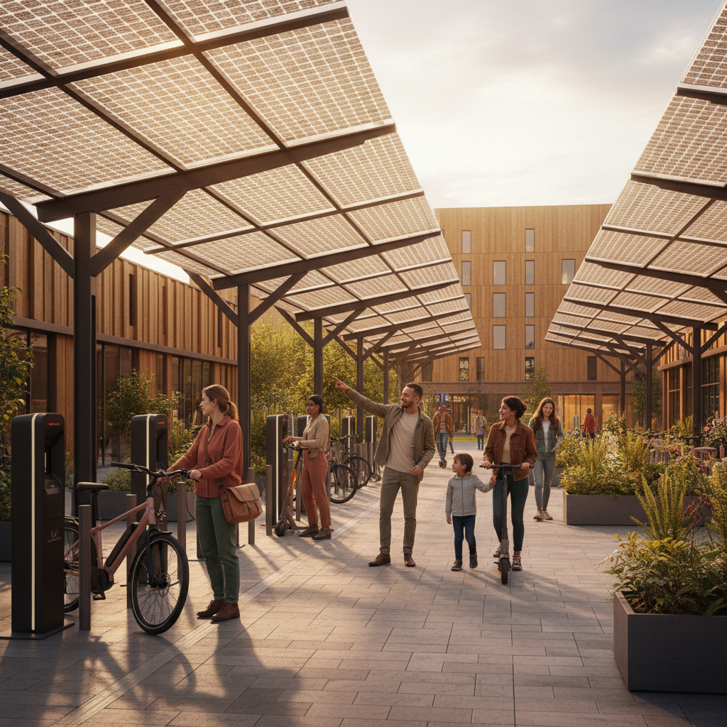 อนาคต EV 2026: เทรนด์ชาร์จ E-Bike ด้วยโซลาร์เซลล์ช่วยประหยัด - solar-charging-ebike-trend-2026