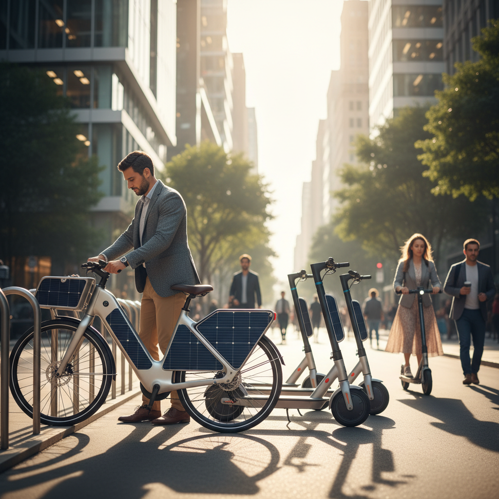 จับตาเทรนด์ 2027: E-Bike นวัตกรรมชาร์จแสงอาทิตย์ - solar-charging-ebike-trend-2027