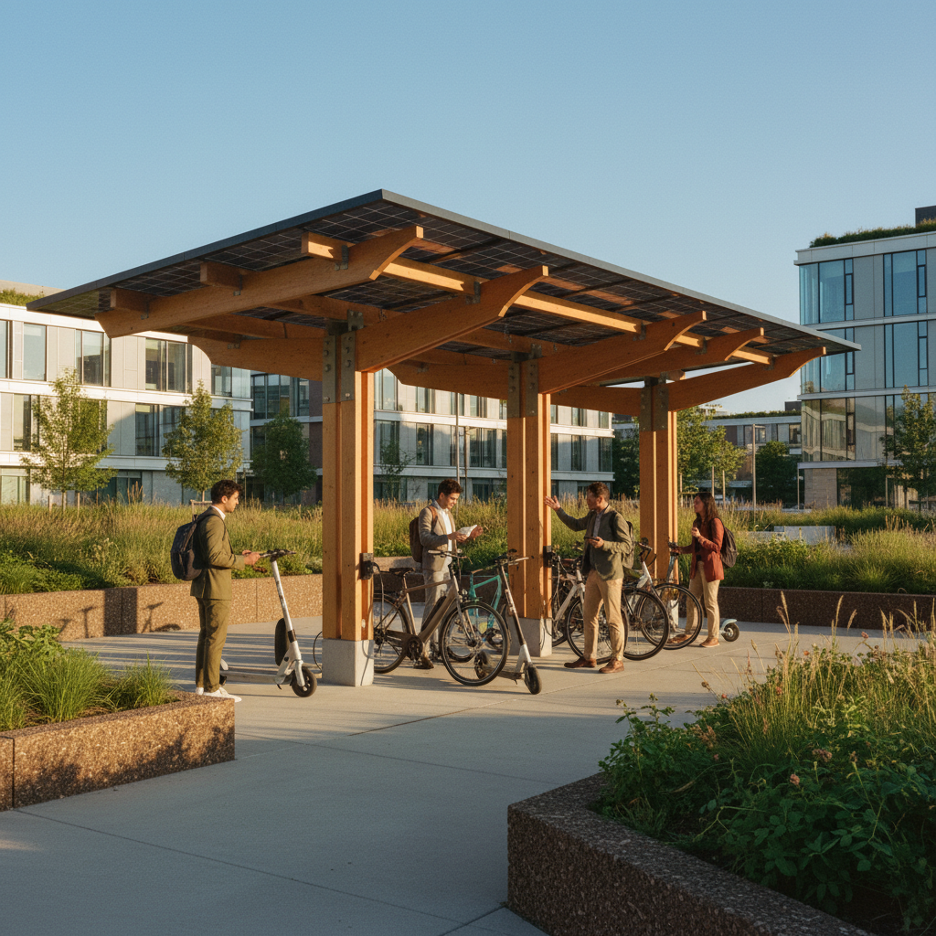 อนาคต EV 2026: เทรนด์สถานีชาร์จโซลาร์เซลล์ E-Bike - solar-charging-ebike-trend