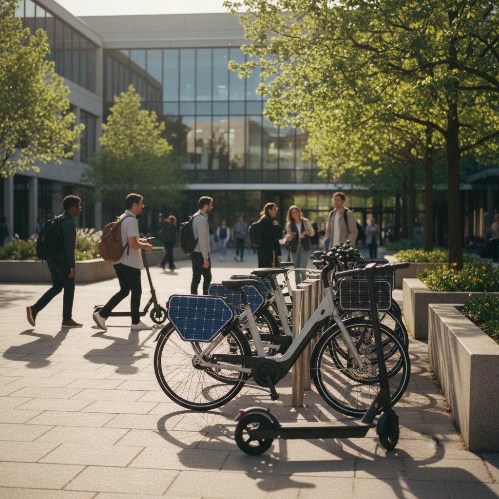 เทรนด์ EV 2026: นวัตกรรมชาร์จโซลาร์เซลล์ ยืดอายุแบต E-Bike - solar-charging-ev-ebike-trend