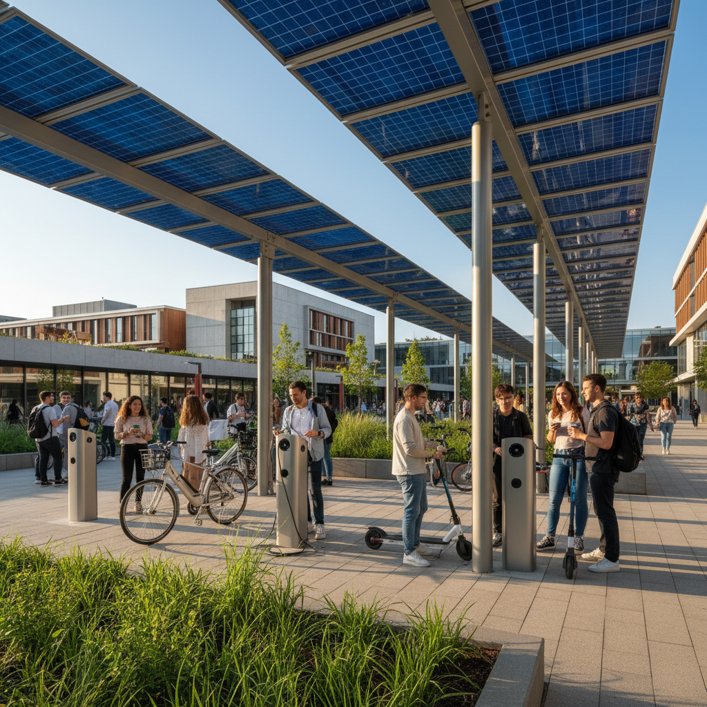 วิเคราะห์เทรนด์ 2026: สถานีชาร์จ E-Bike พลังงานแสงอาทิตย์ - solar-ev-charging-trend-2026