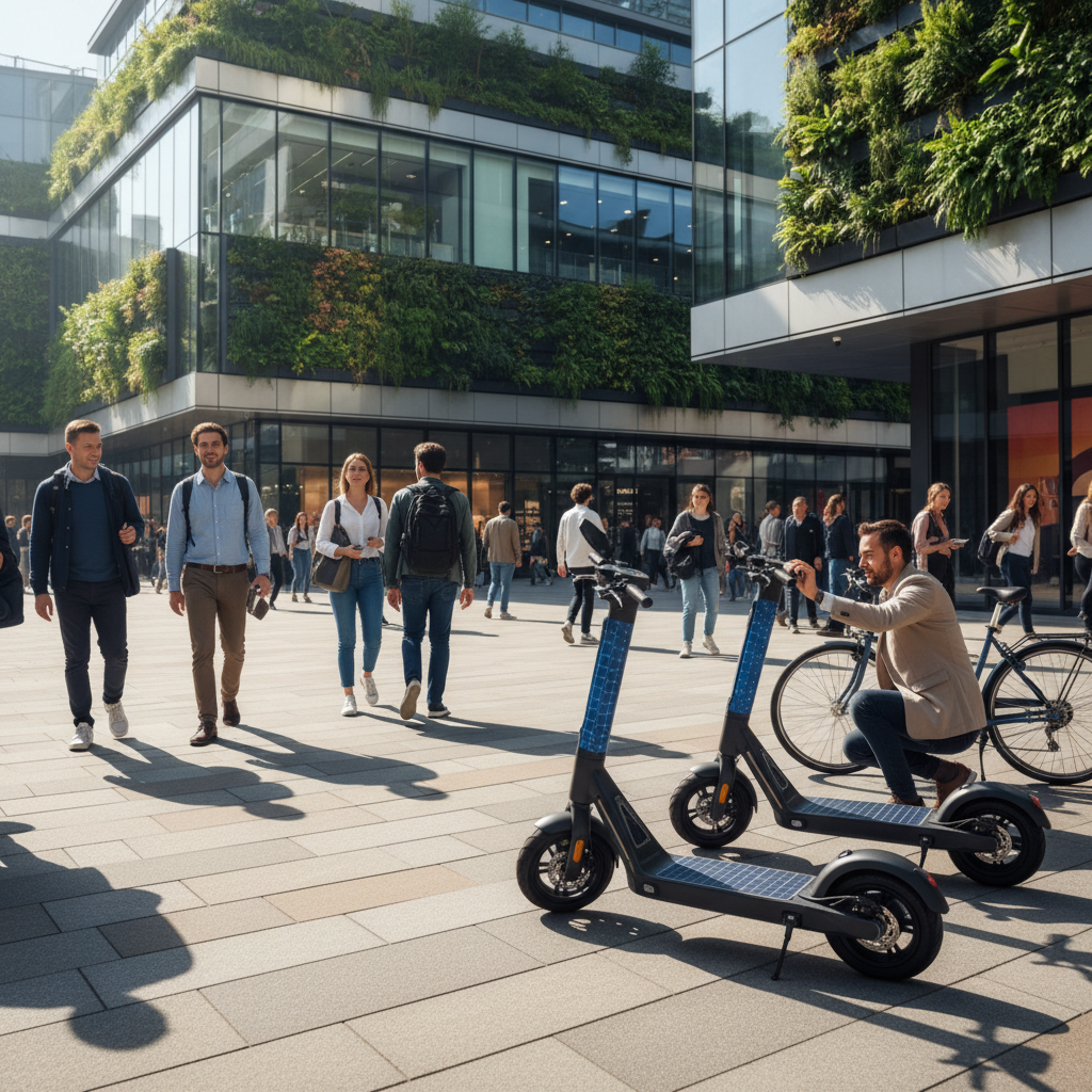 เทรนด์โลก 2026: สกู๊ตเตอร์ไฟฟ้าชาร์จพลังงานแสงอาทิตย์ - solar-powered-scooter-ev-trend