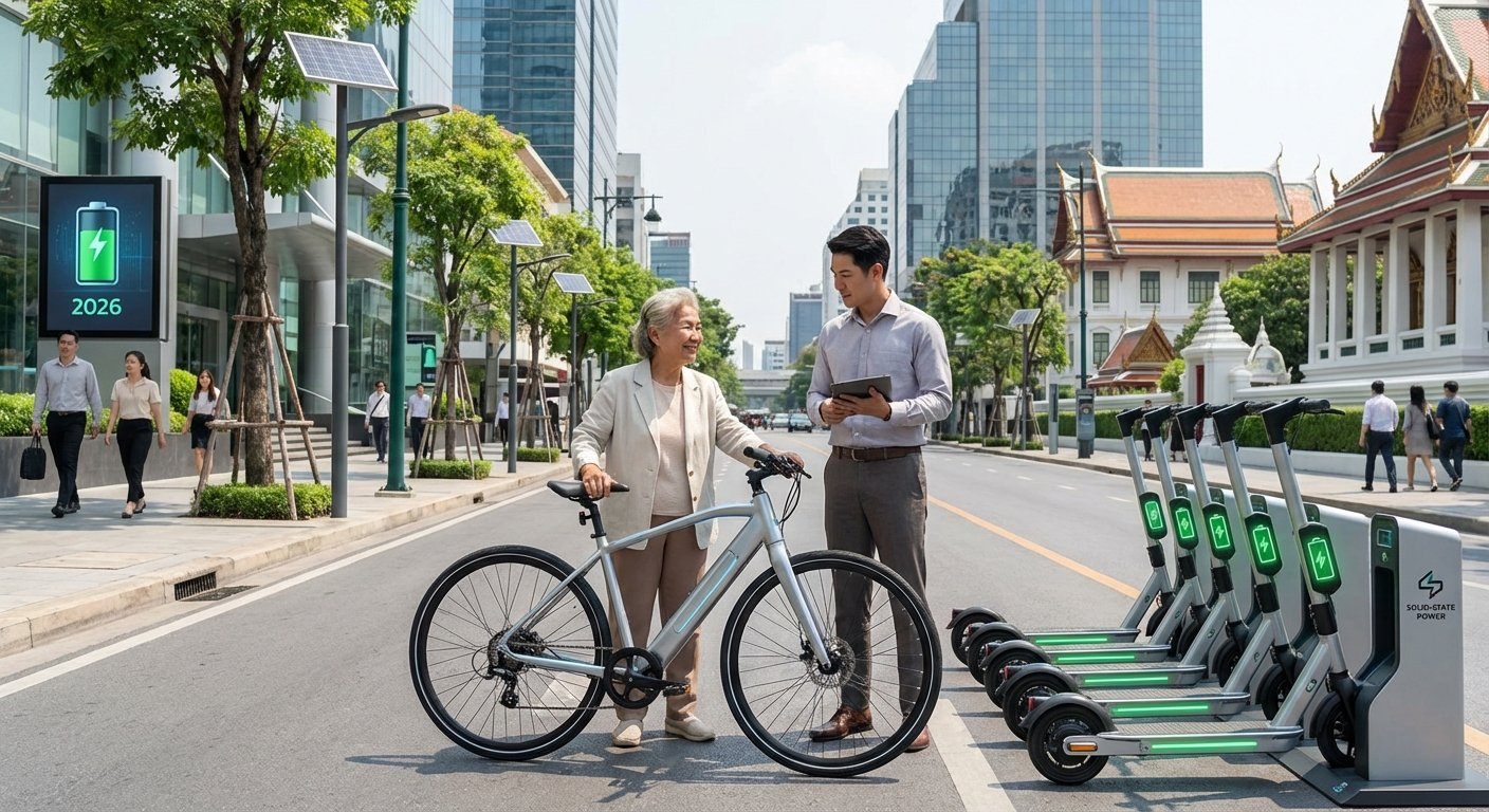 เทรนด์ 2026: แบตเตอรี่ Solid-State ยกระดับ E-Bike