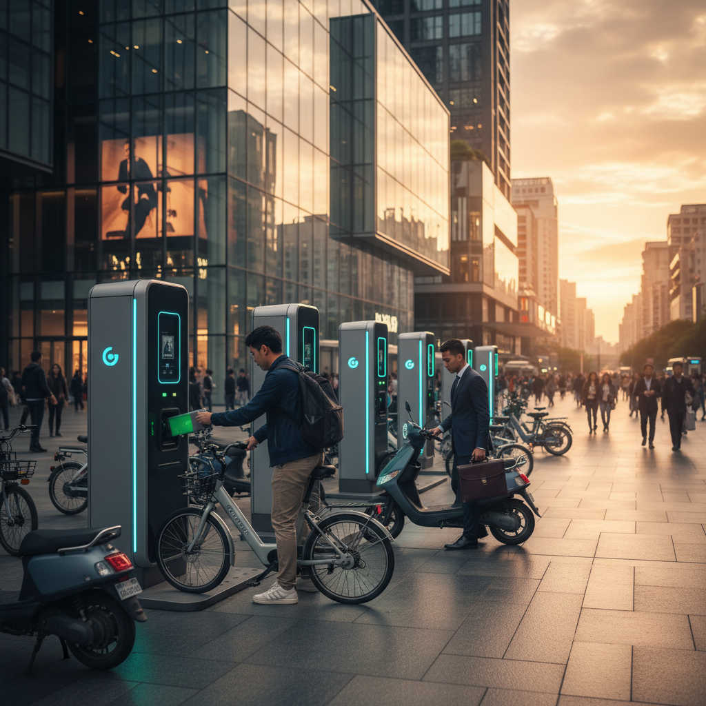 เทรนด์ EV ล่าสุด! ตู้สลับแบตเตอรี่ E-Bike มาแรงปลายปี 2026 - swappable-battery-ebike-trend