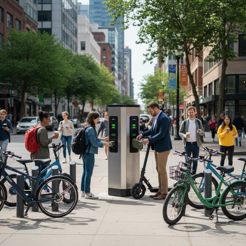 เทรนด์ EV 2026! จุดสลับแบตเตอรี่ E-Bike ไวทันใจไม่ต้องรอ - swappable-ev-battery-trend