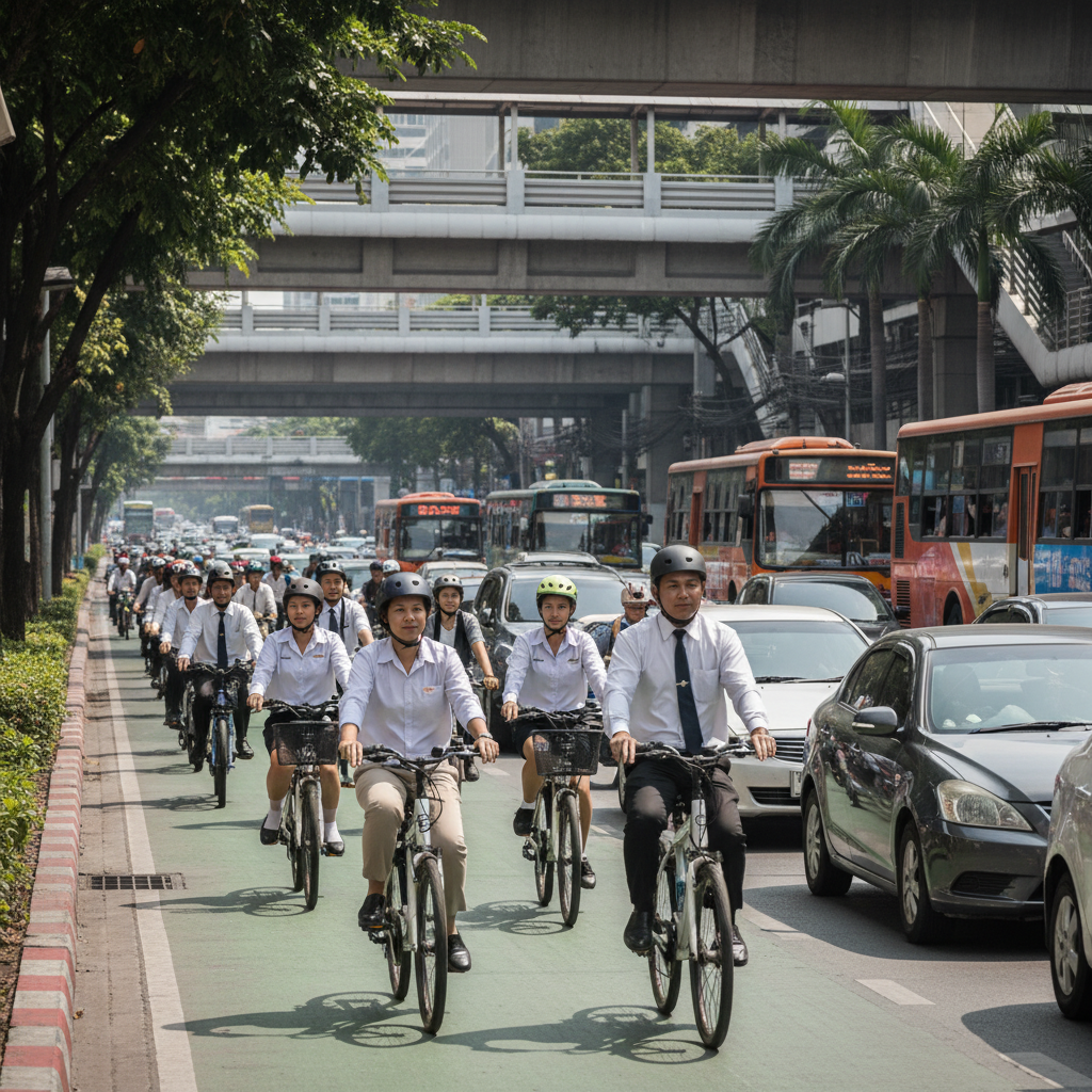 นโยบาย EV 2026! จับตาไทยจ่อผุดเลนพิเศษ E-Bike - thai-ebike-lane-policy-2026