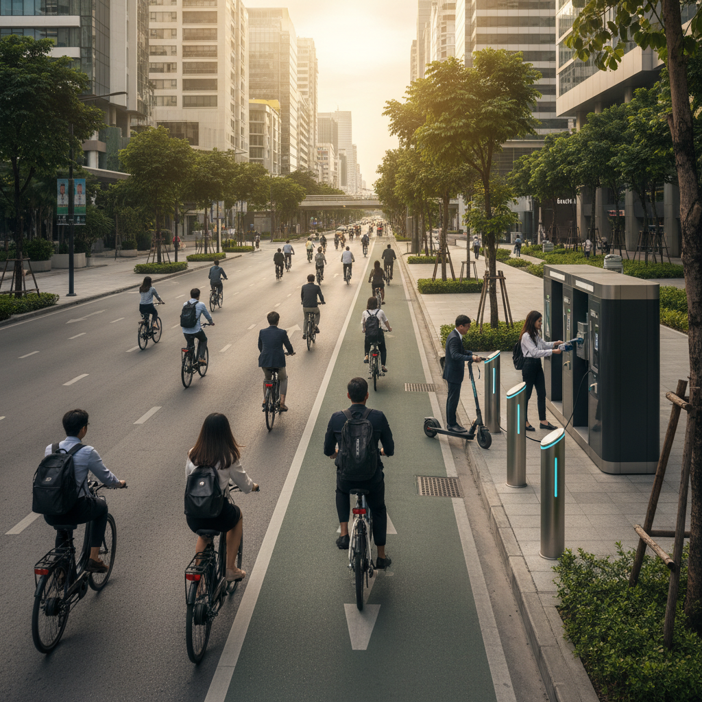 นโยบาย EV ไทย 2026: ดัน E-Bike สู่ยานพาหนะหลักคนเมือง - thai-ev-ebike-policy-2026