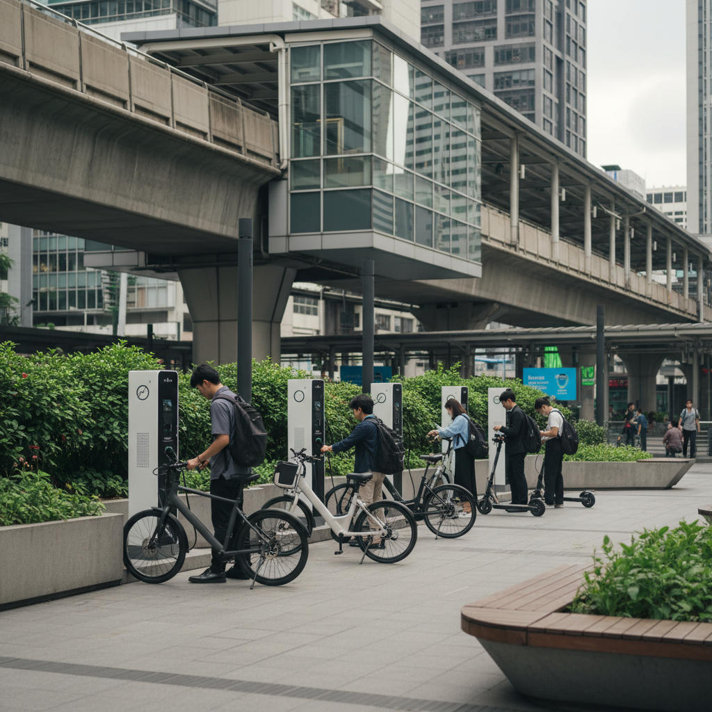 นโยบาย EV 2026: รัฐเตรียมขยายจุดชาร์จ E-Bike ทั่วเมือง - thai-ev-policy-charging-ebike