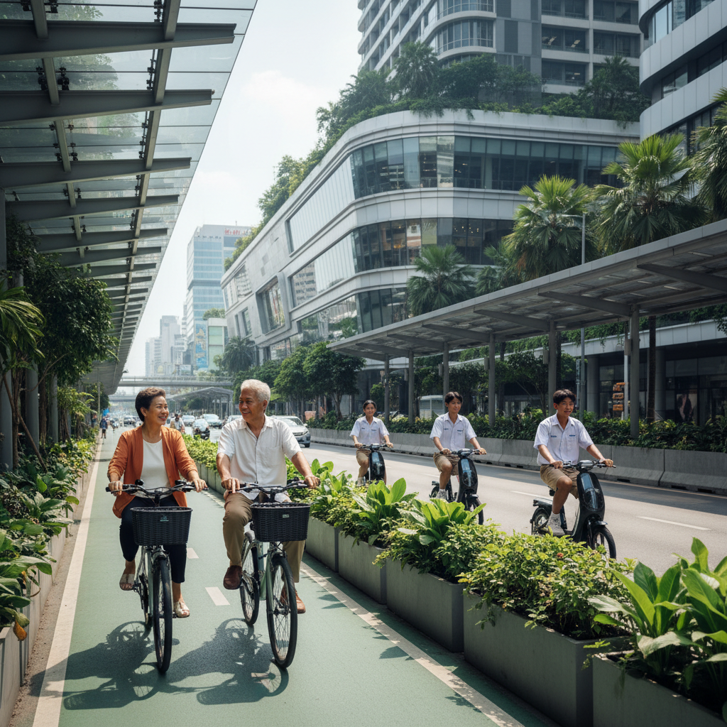 เทรนด์นโยบาย EV 2026! จ่อผุดเลนพิเศษ E-Bike ทั่วไทย - thai-ev-policy-ebike-lane