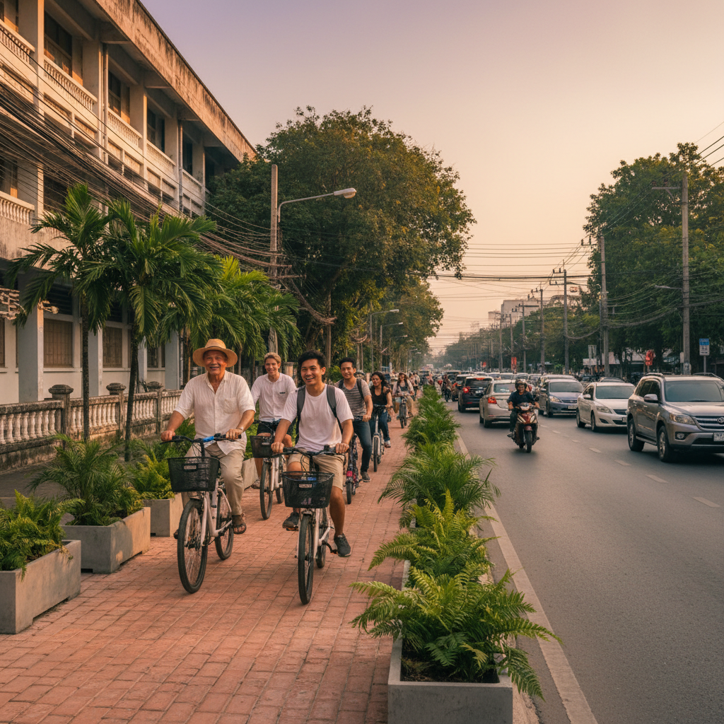 นโยบาย EV 2026: จ่อผุดเลนพิเศษหนุนใช้จักรยานไฟฟ้า - thai-ev-policy-ebike-lane