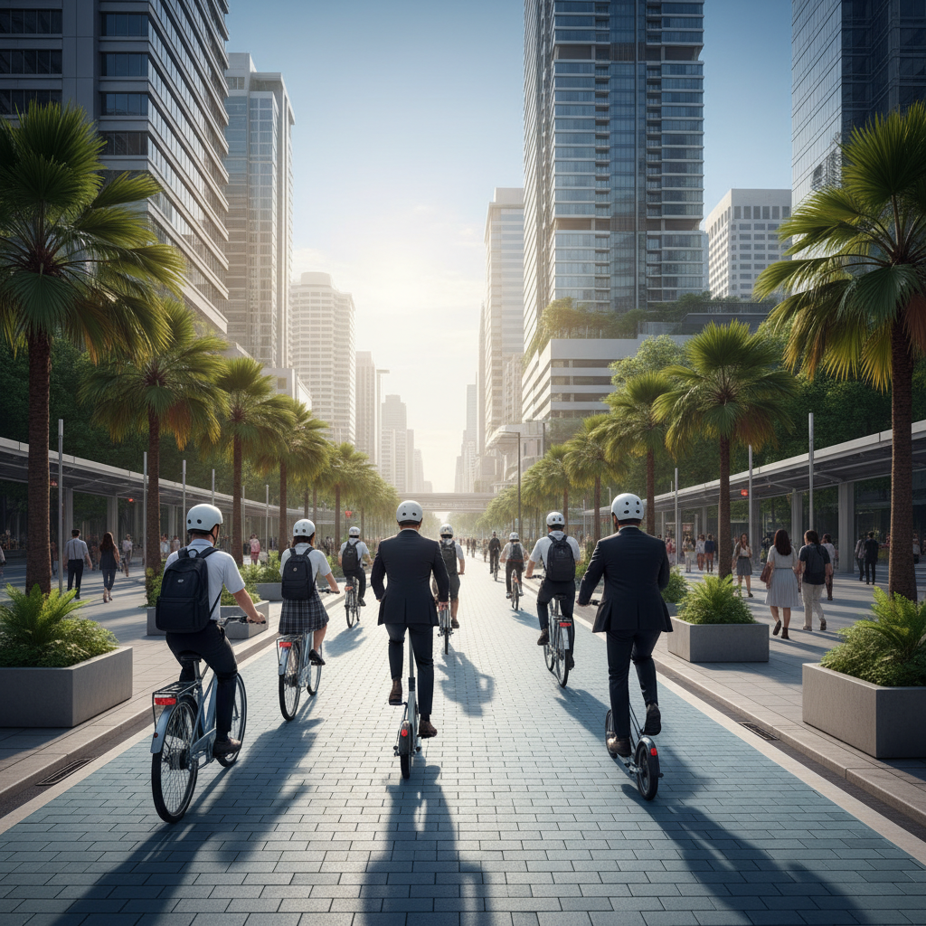 อนาคต EV ไทย 2026: รัฐจ่อขยายเลนพิเศษหนุนใช้ E-Bike - thai-gov-ebike-lane-2026