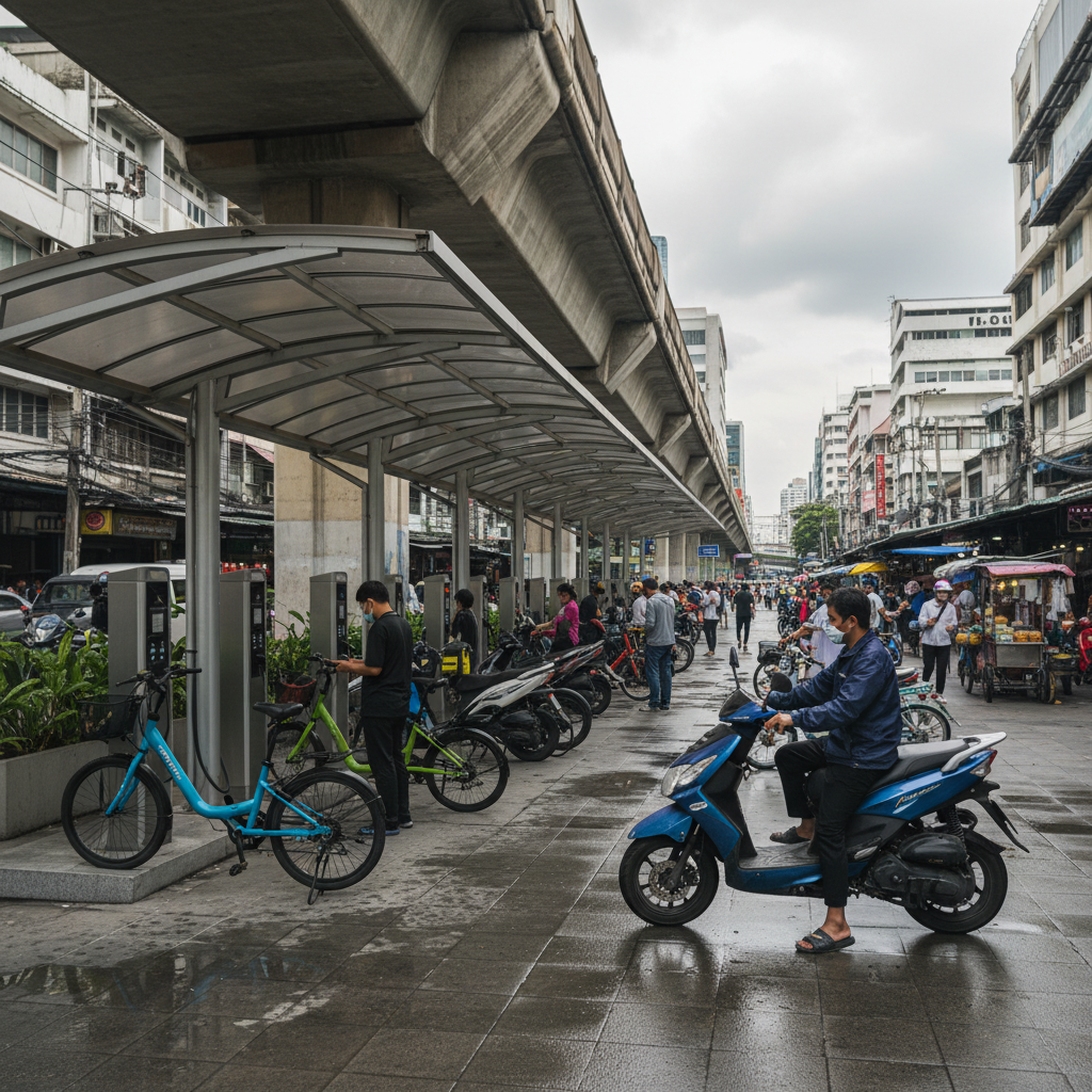 เจาะนโยบาย EV 2026! รัฐเล็งขยายจุดชาร์จ E-Bike ทั่วไทย - thai-gov-ev-charging-trend