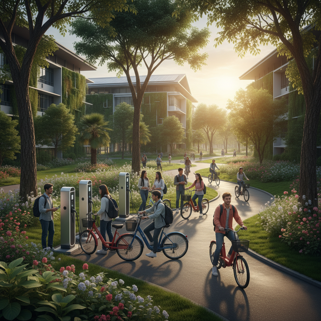 อนาคตแคมปัส 2026! มหาลัยไทยจ่อผุดสถานีชาร์จ E-Bike ฟรี - university-ebike-charging-trend
