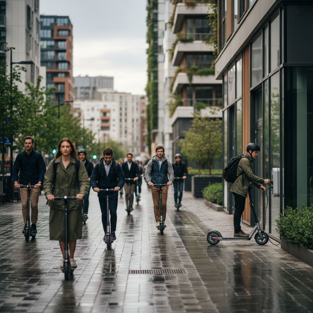 วิเคราะห์ตลาด EV 2026! สกู๊ตเตอร์ไฟฟ้าทางรอดคนเมือง - urban-electric-scooter-ev-trend