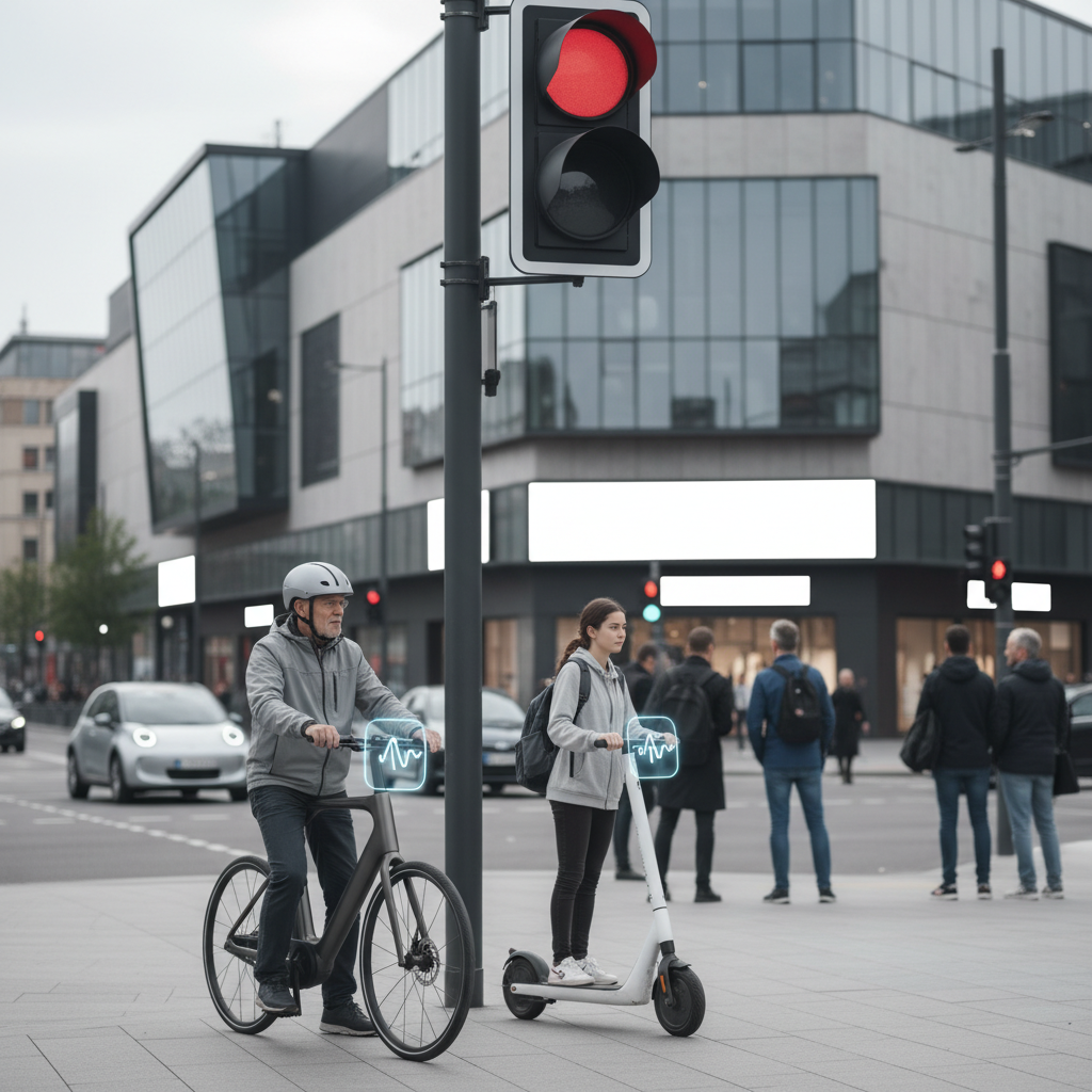 เทรนด์ EV 2026: เทคโนโลยี V2X เชื่อมไฟจราจรบน E-Bike - v2x-technology-ebike-trend-2026