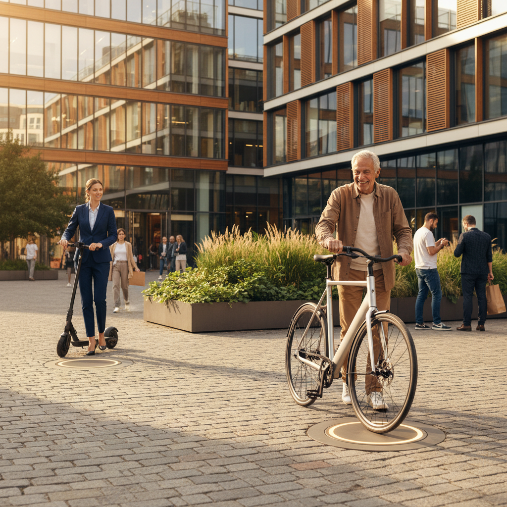 อนาคต EV 2026: แท่นชาร์จไร้สาย E-Bike จอดปุ๊บชาร์จปั๊บ - wireless-charging-ebike-ev-2026