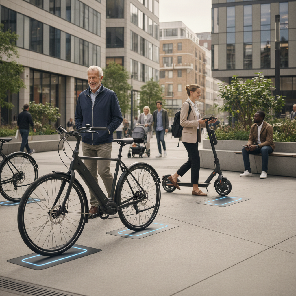 เทรนด์ EV 2026: แท่นชาร์จไร้สาย E-Bike จอดปุ๊บชาร์จปั๊บ - wireless-charging-ebike-ev-trend