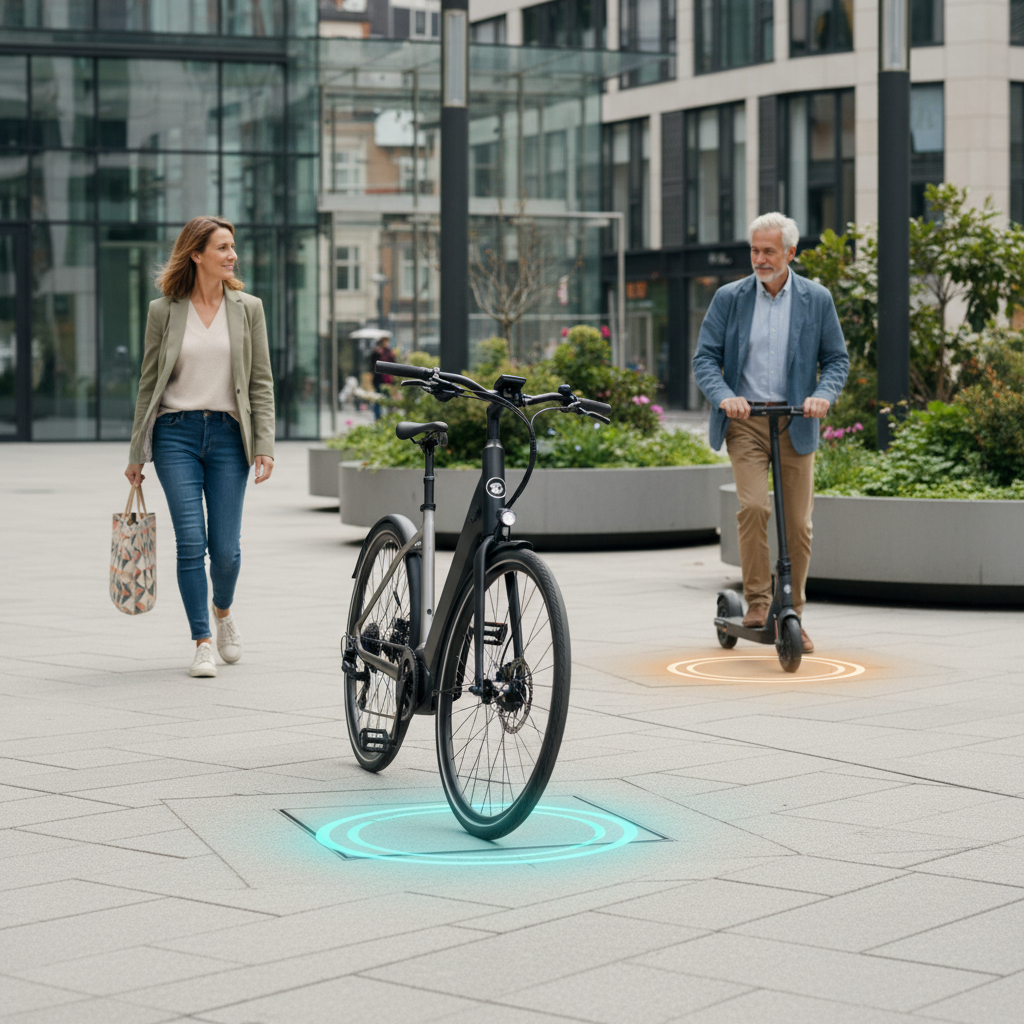 เทรนด์ EV 2026: อนาคต E-Bike ชาร์จไร้สาย แค่จอดก็ชาร์จได้ - wireless-charging-ebike-trend