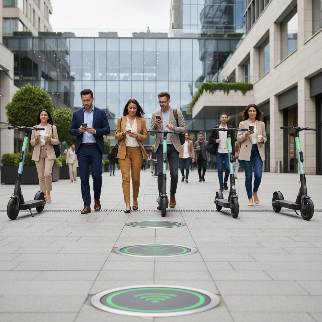 เทรนด์ EV ล่าสุด: สกู๊ตเตอร์ชาร์จไร้สาย จอดปุ๊บชาร์จปั๊บ - wireless-charging-scooter-2026