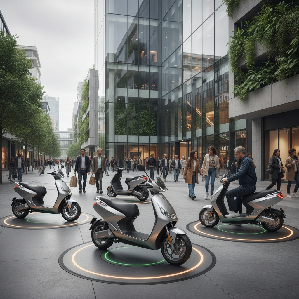 เทรนด์ EV โลก 2026: ชาร์จไร้สายในสกู๊ตเตอร์ไฟฟ้า - wireless-ev-charging-trend-2026