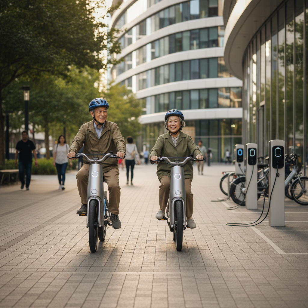 เทรนด์ EV 2026: E-Bike ติด AI ช่วยทรงตัว ตอบโจทย์วัยเก๋า - ai-ebike-safety-trend