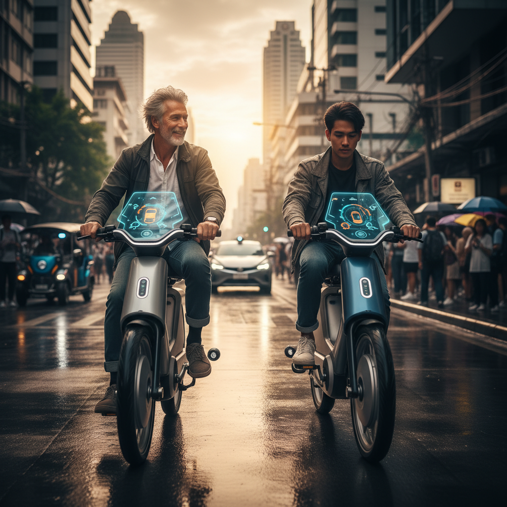 เทรนด์ปลายปี 2026: นวัตกรรม AI ยกระดับ E-Bike ขับขี่ปลอดภัย - ai-ebike-safety-trend-2026