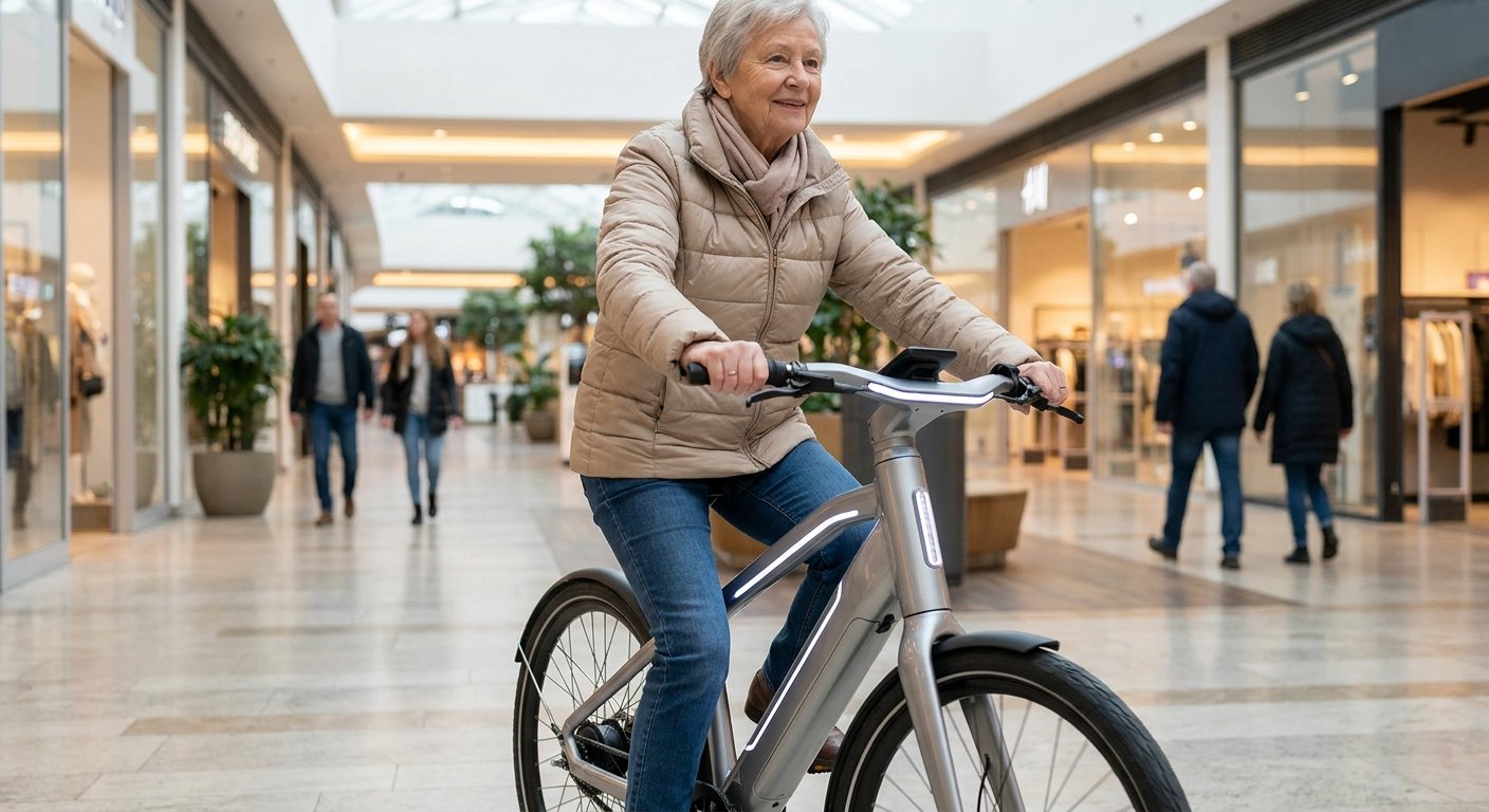เทรนด์ปลายปี 2026! E-Bike ติด AI เบรกอัตโนมัติเพื่อวัยเก๋า
