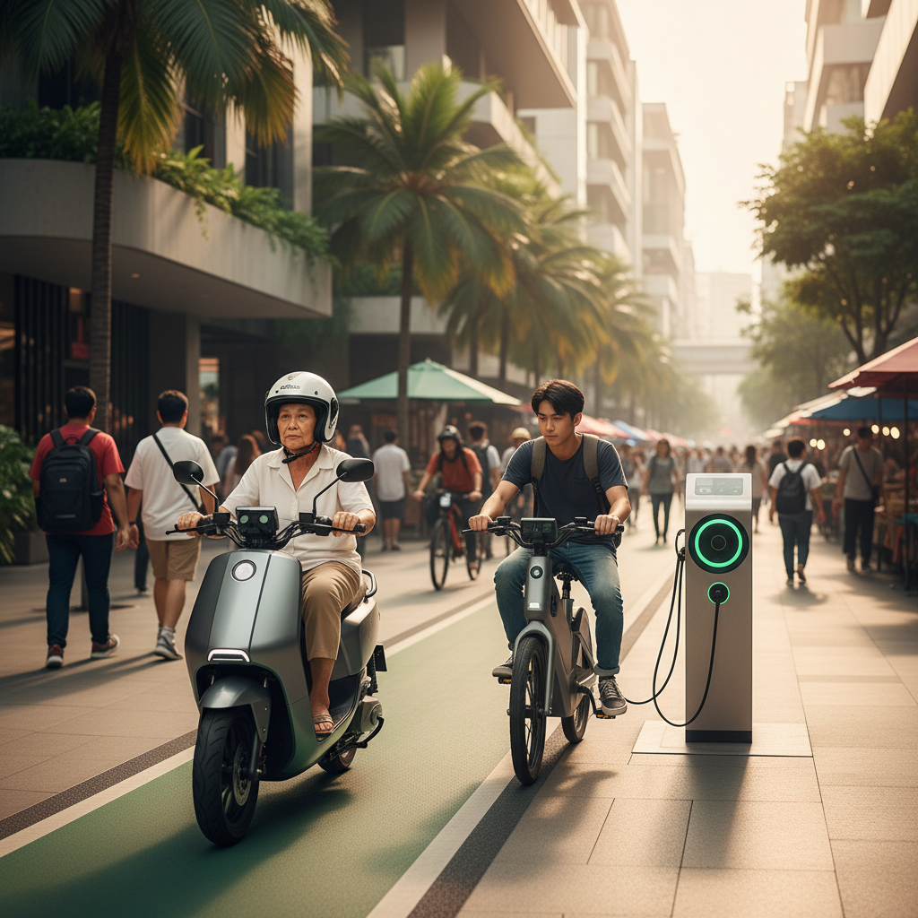 ส่องเทรนด์ AI ปี 2027! อัปเกรด E-Bike ขับขี่ปลอดภัยทั่วไทย - ai-ebike-safety-trend-2027