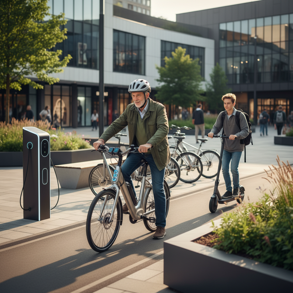 อัปเดต EV 2026: เทรนด์ E-Bike AI ช่วยขับขี่ปลอดภัย - ai-safety-ebike-ev-trend