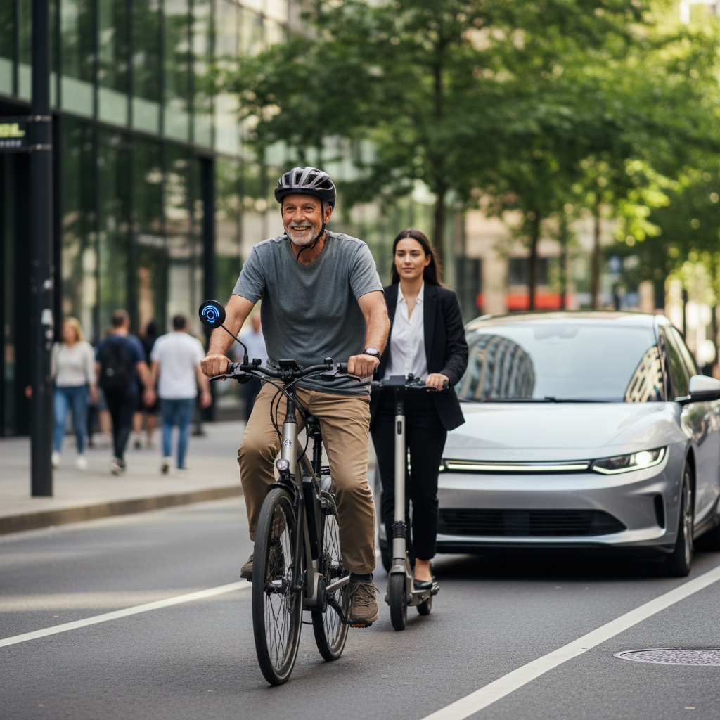 เทรนด์ EV 2026: นวัตกรรม AI ช่วยขับขี่ปลอดภัยบน E-Bike - ai-safety-ebike-ev-trend