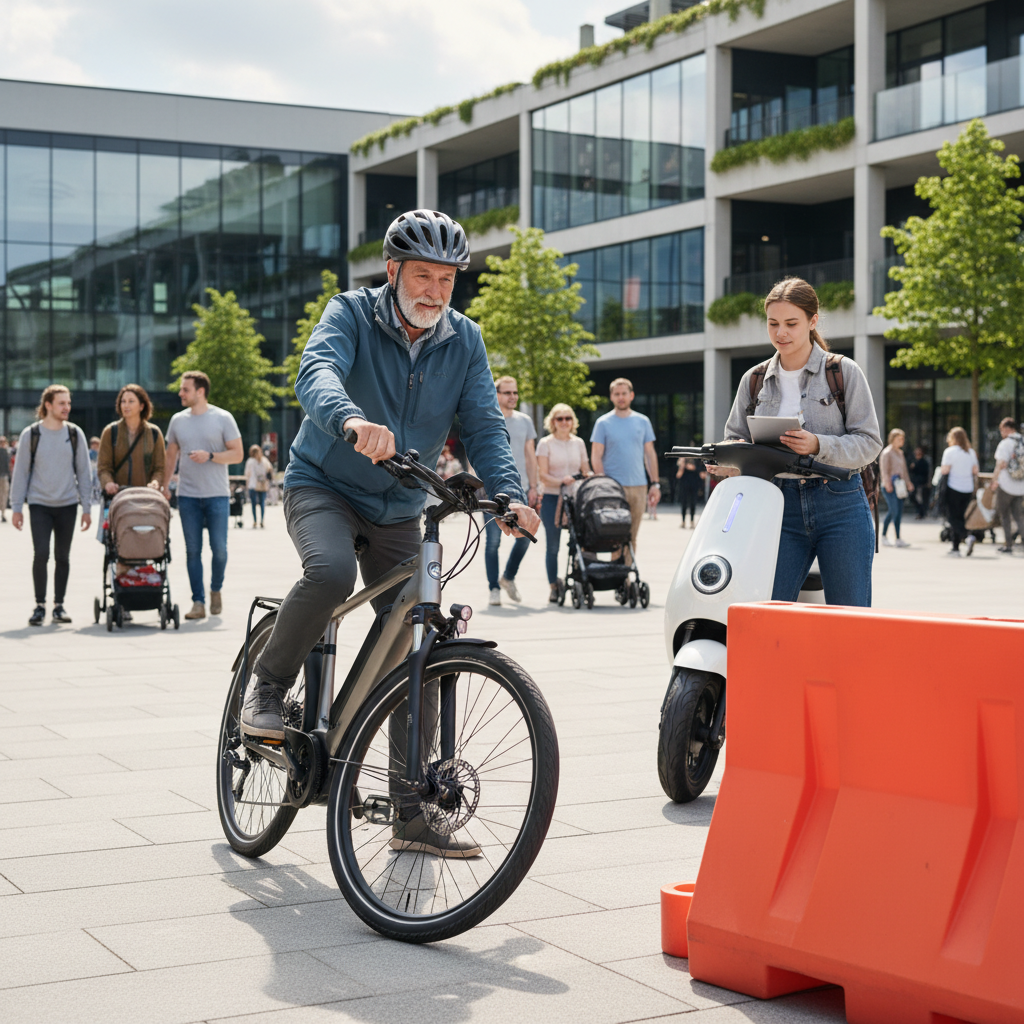 ล้ำไปอีกขั้น! เทรนด์ E-Bike 2026 ระบบ AI ช่วยเบรกอัตโนมัติ - ai-safety-ebike-trend