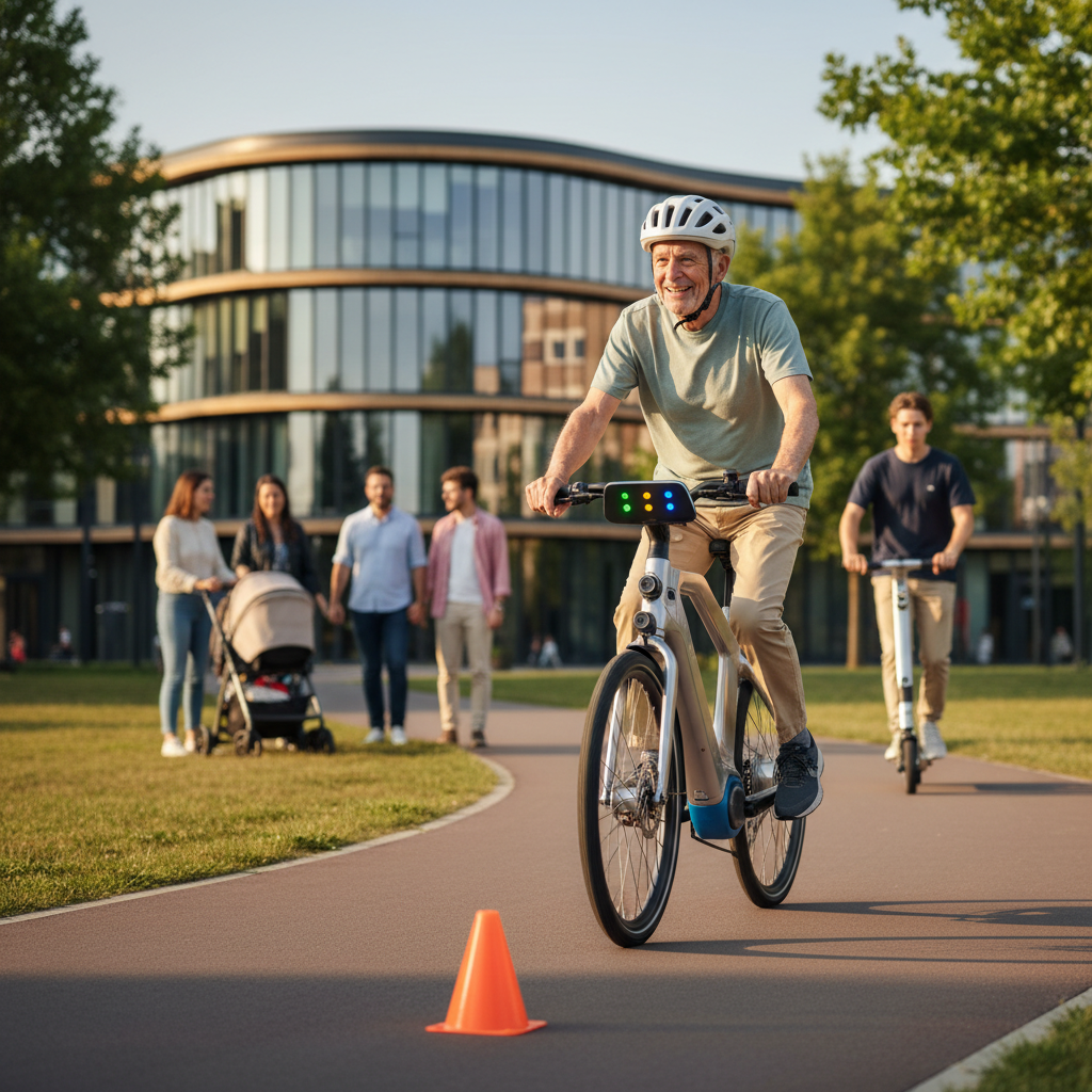 อนาคต EV 2026: เซ็นเซอร์ AI ช่วยผู้สูงวัยขี่ E-Bike ปลอดภัย - ai-sensor-ebike-ev-trend