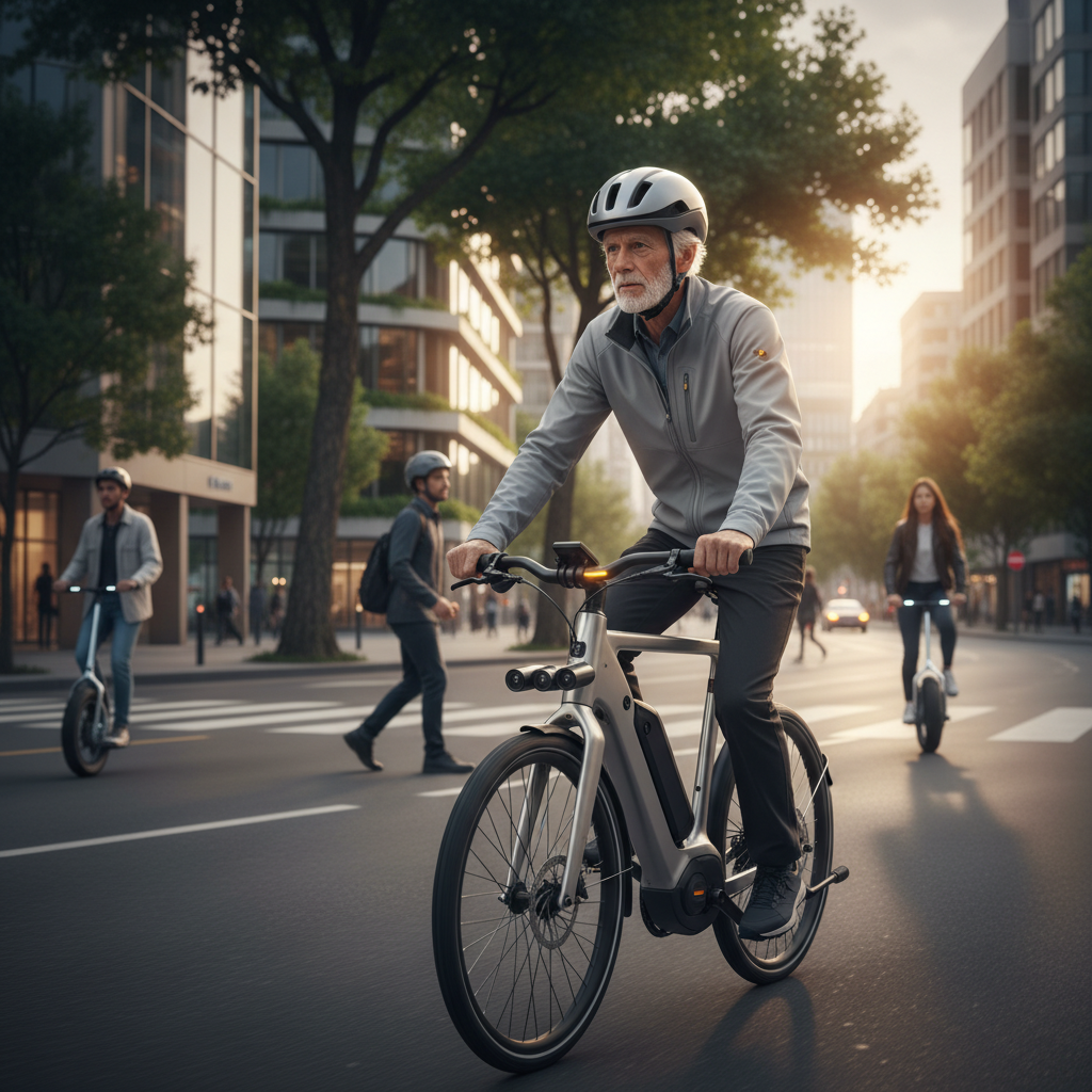 อนาคต EV 2026: E-Bike ติดเซ็นเซอร์ AI ป้องกันการชน - ai-sensor-ebike-ev-trend