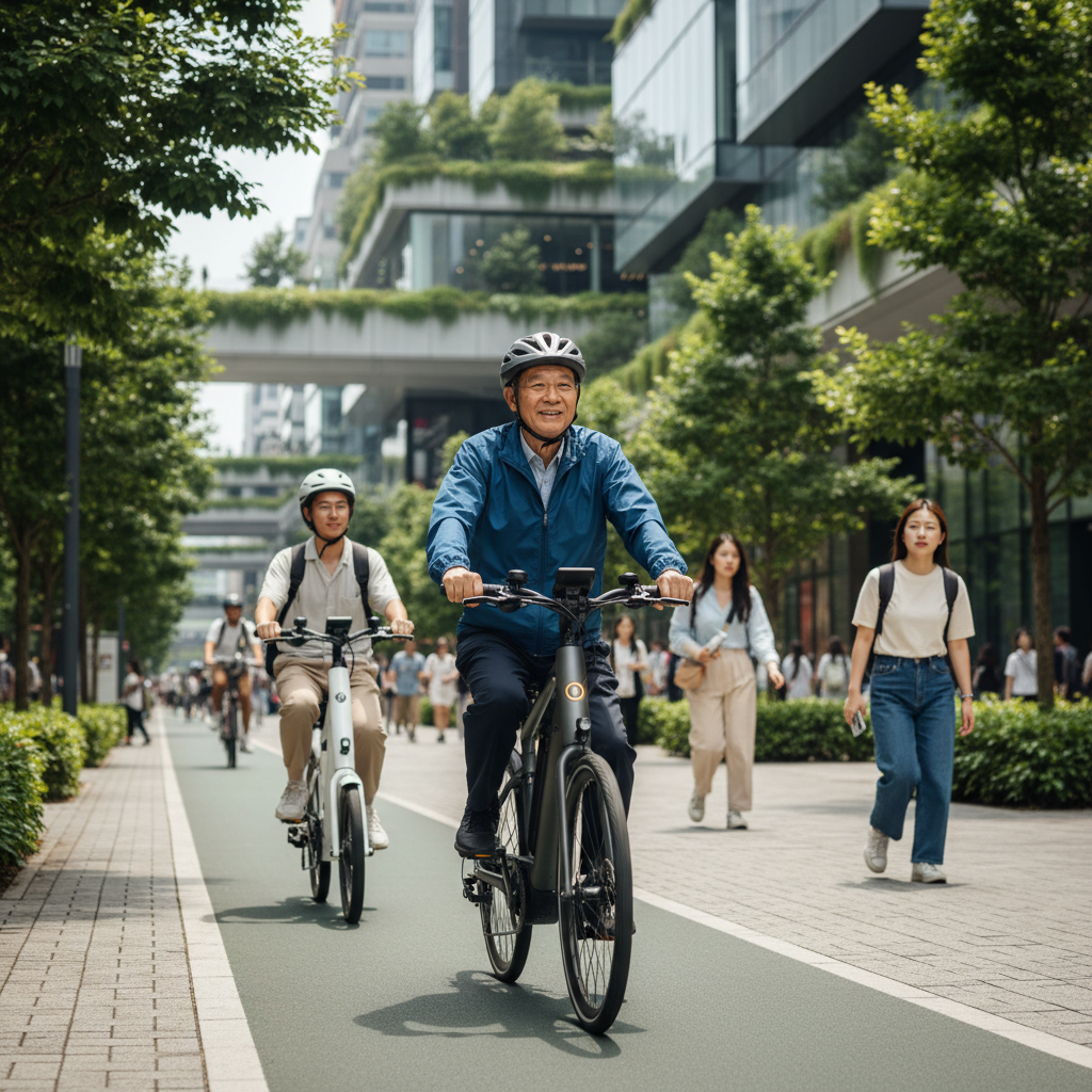 เทรนด์ 2026: E-Bike ติดเซ็นเซอร์ AI ขับขี่ปลอดภัยขั้นสุด - ai-sensor-ebike-safety-trend