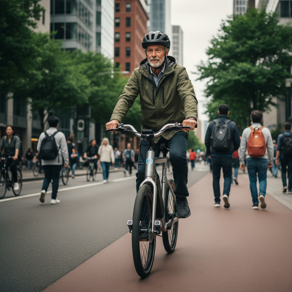 เทรนด์ EV 2026: นวัตกรรม AI เซ็นเซอร์กันล้มบน E-Bike - ai-sensor-safety-ebike-trend