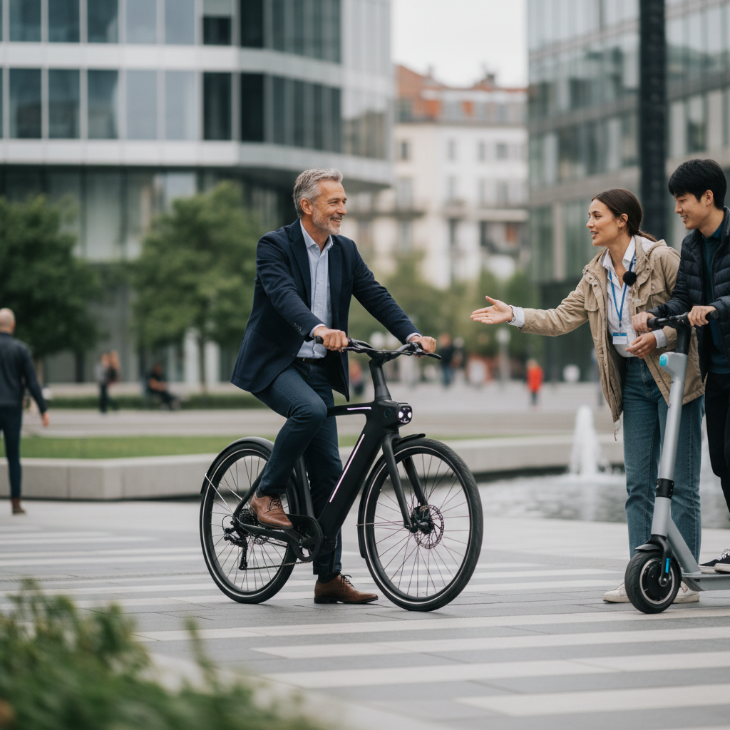 เทรนด์ปลายปี 26! E-Bike ล้ำสุด ผสาน AI เบรกอัตโนมัติ - ai-smart-ebike-safety-trend