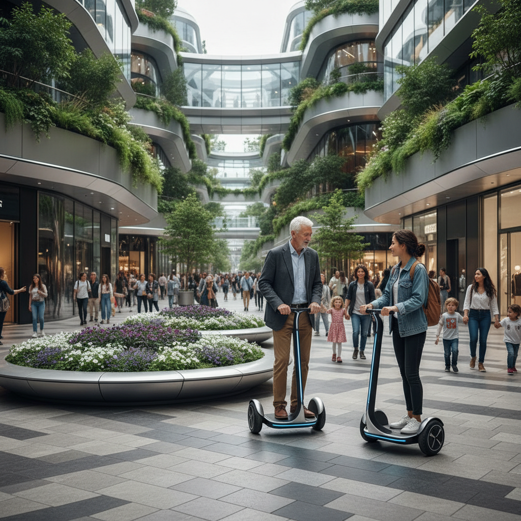 เทรนด์ 2027: สกู๊ตเตอร์ไฟฟ้าพลัง AI ปรับสมดุลอัตโนมัติ - ai-smart-electric-scooter-trend