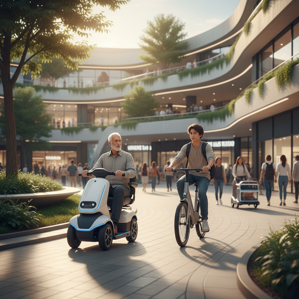 เทรนด์ EV ล้ำยุค! สกู๊ตเตอร์ AI คุมความเร็ว ปลอดภัยทุกวัย - ai-smart-ev-scooter-trend