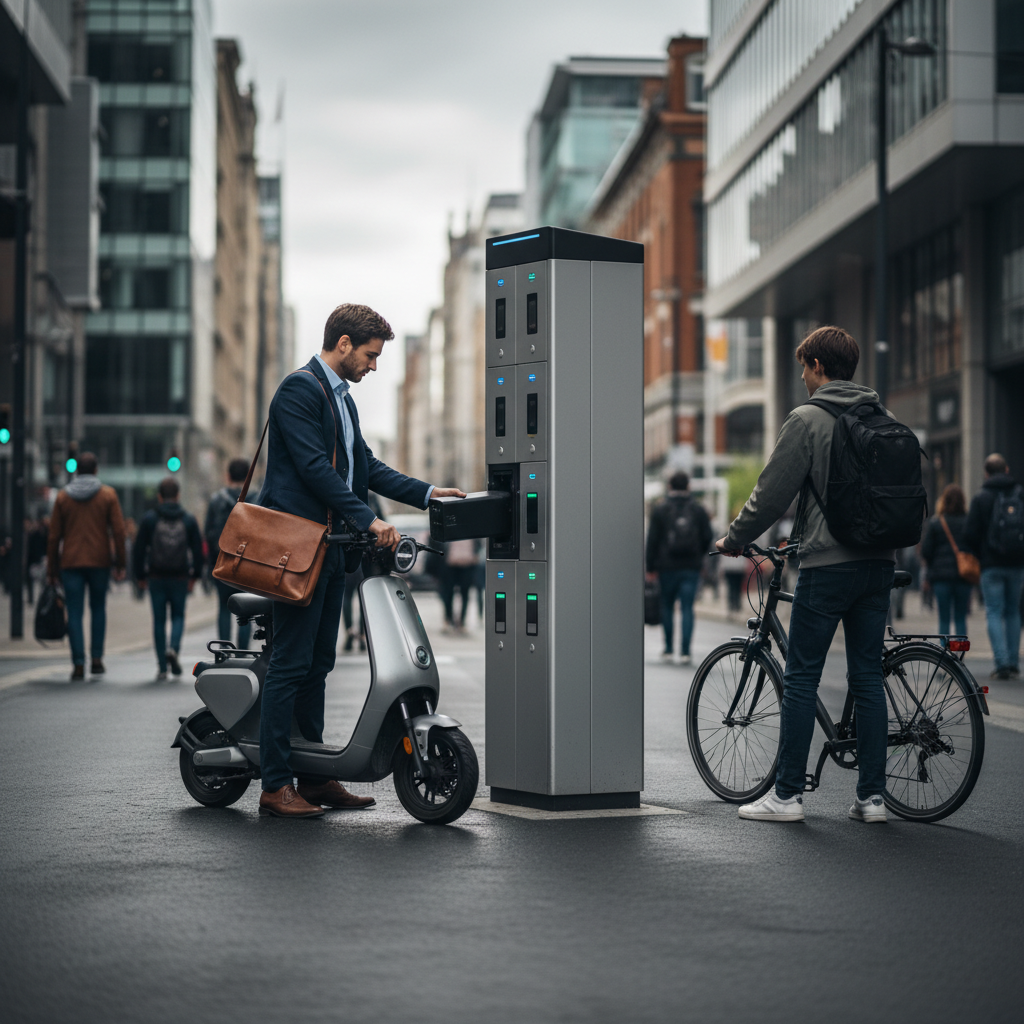 เทรนด์ EV 2026: สลับแบตเตอรี่ E-Bike ไม่ต้องรอชาร์จ - battery-swap-ebike-ev-trend