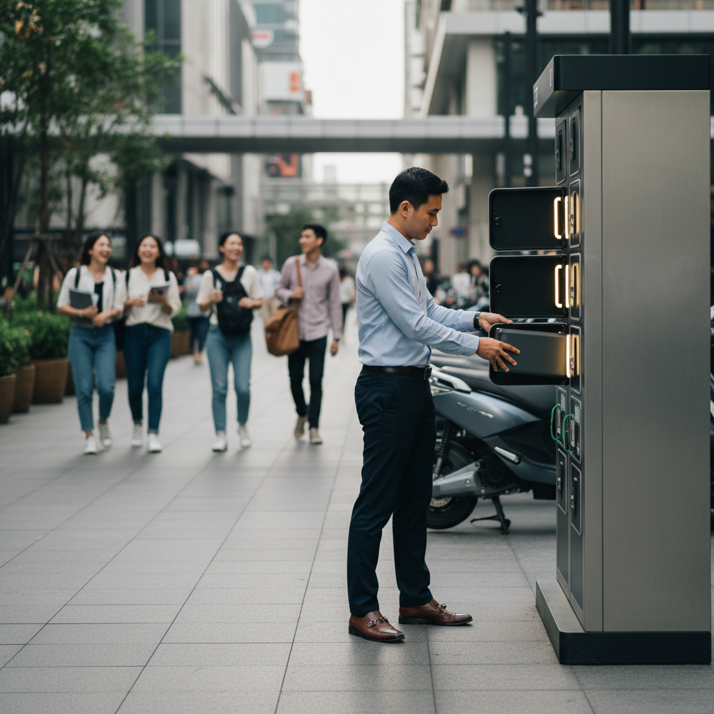 อนาคต EV 2026: เทรนด์ตู้สลับแบตเตอรี่ E-Bike มาแรง - battery-swap-ebike-trend-2026