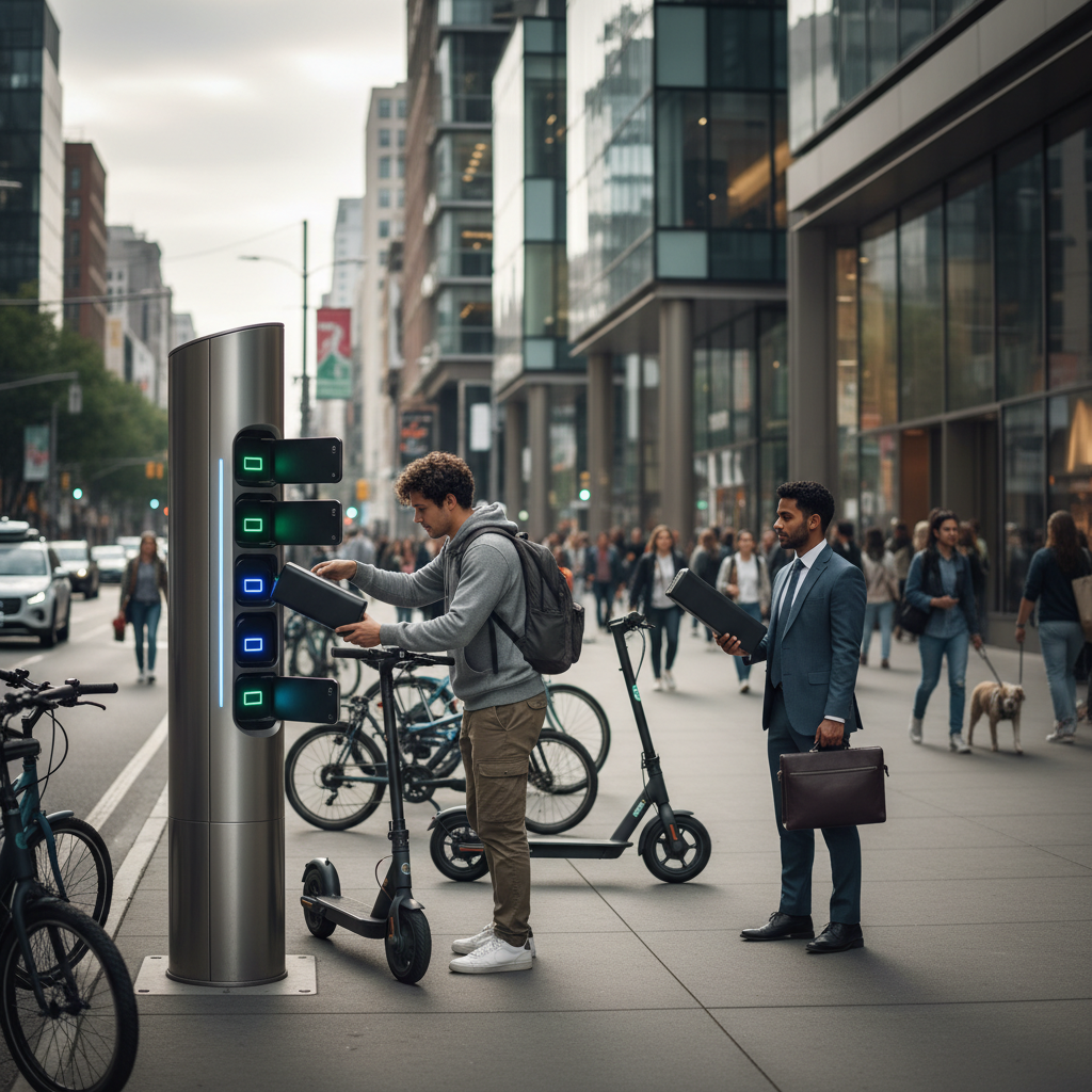 เทรนด์ EV 2026! สถานีสลับแบตเตอรี่ E-Bike ชาร์จไวไม่ต้องรอ - battery-swap-ebike-trend-2026