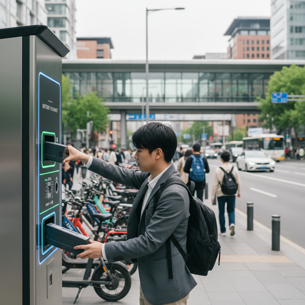 เทรนด์ EV 2026: ตู้สลับแบตเตอรี่ E-Bike เติมพลังไวใน 1 นาที - battery-swap-ebike-trend-2026