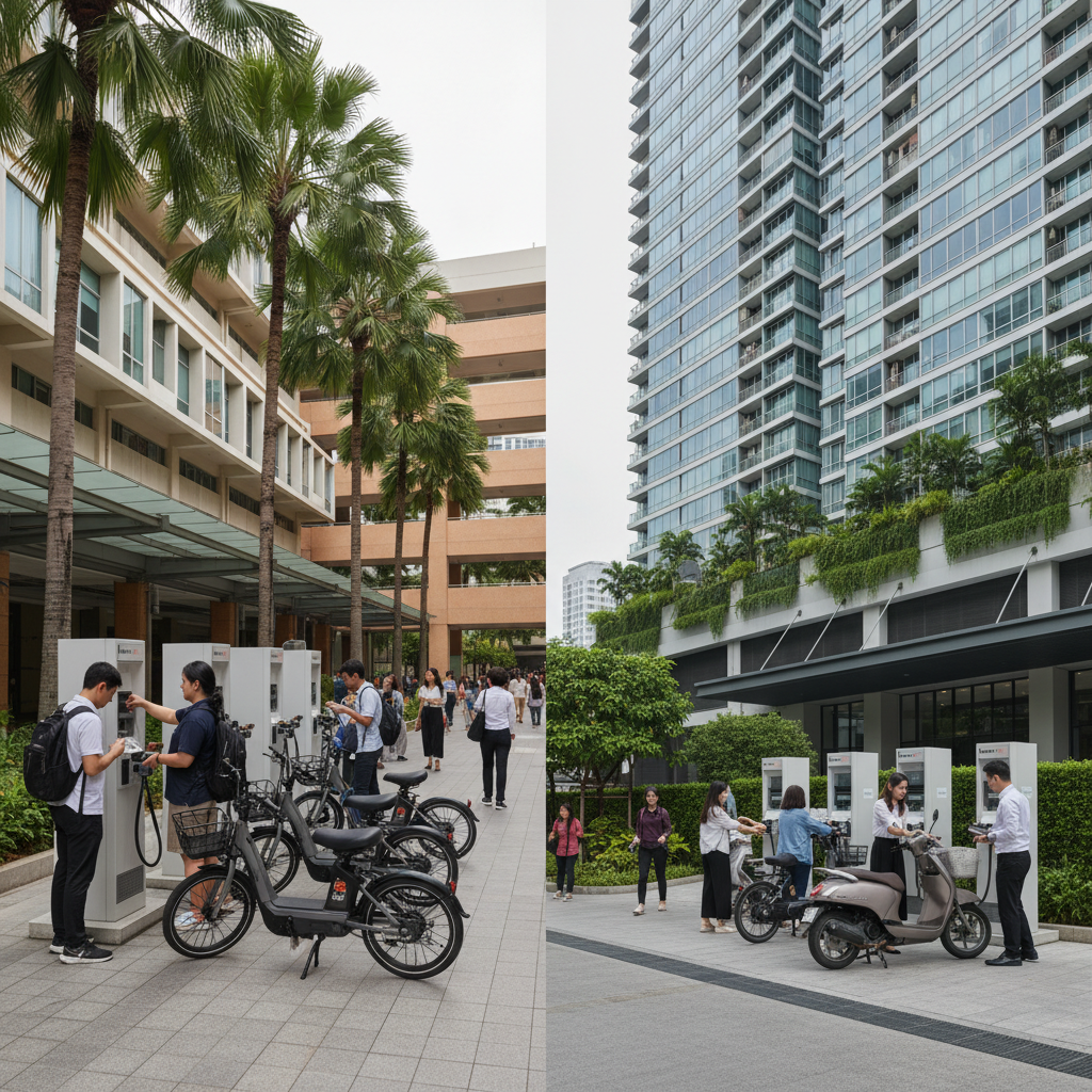 จับตาเทรนด์ 2026: ตู้สลับแบต E-Bike บุกมหาลัย-คอนโด - battery-swap-station-trend-2026