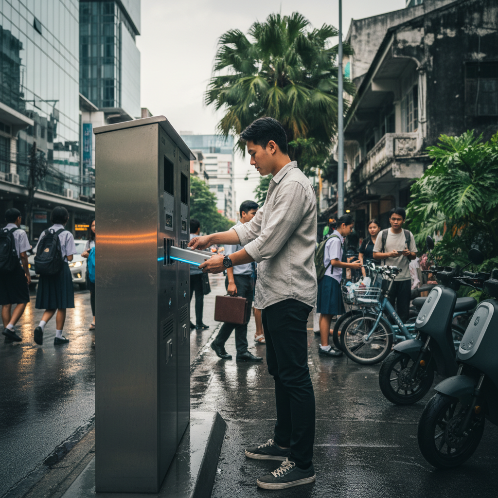 เทรนด์ EV 2026: ตู้สลับแบตเตอรี่ E-Bike เติมพลังไวไม่ต้องรอ - battery-swap-trend-ev