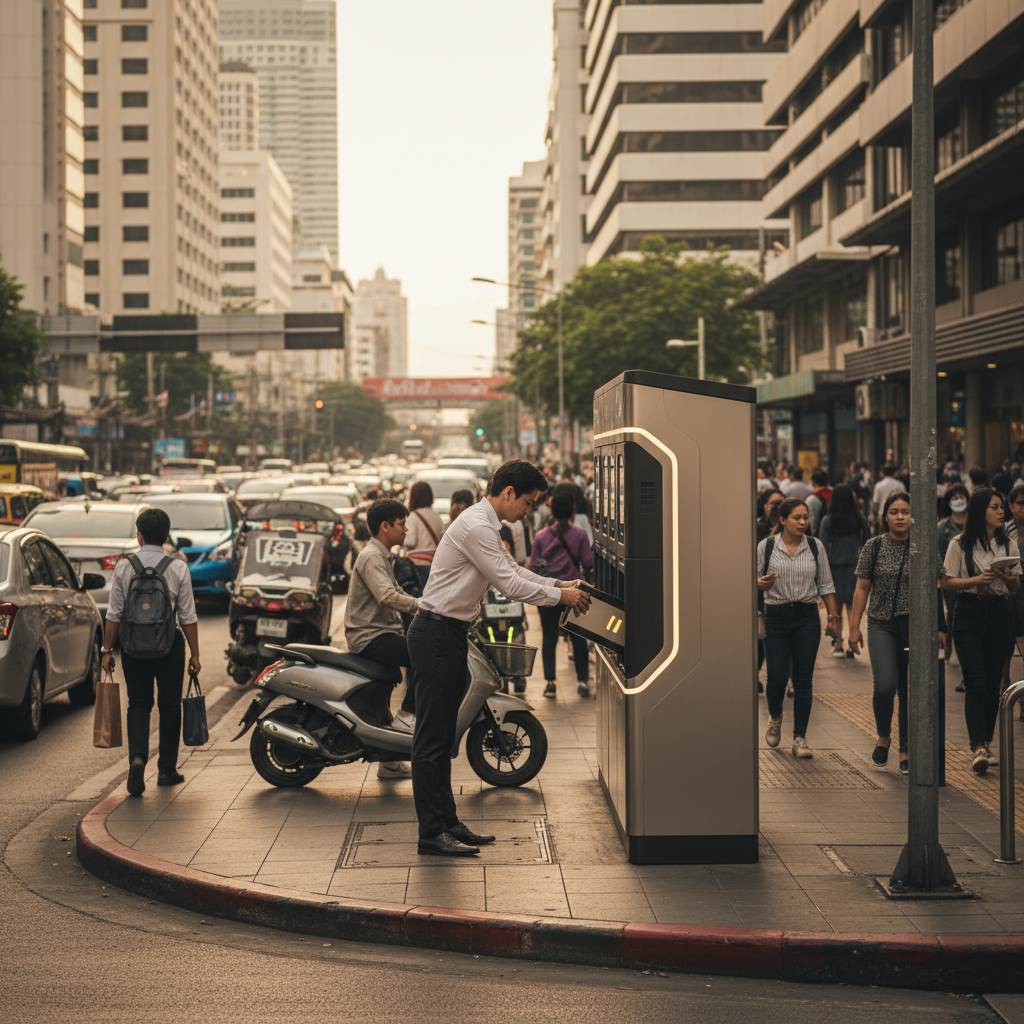 กูรูคาด! สถานีสลับแบต E-Bike พลิกโฉมวงการ EV ไทยปลายปี 26 - battery-swapping-ebike-ev-trend