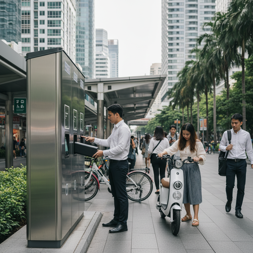 อนาคต EV 2026: สถานีสลับแบตเตอรี่ E-Bike ไม่ต้องรอชาร์จ - battery-swapping-ebike-ev-trend